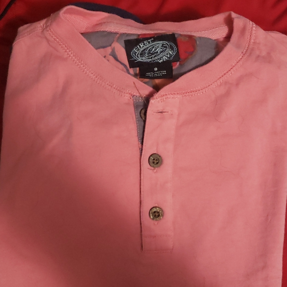 Peach color polo